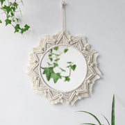 Woven Tapestry Home Accessories Handmade Decorative Mirror